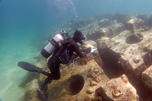 潜水調査 写真1