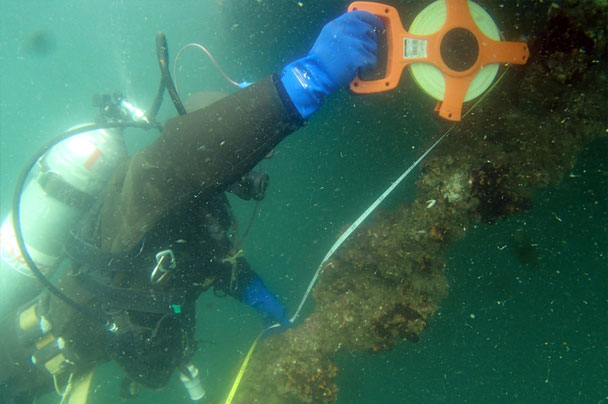 潜水調査 写真1