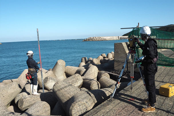 沿岸・港湾・ダムの測量